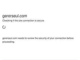 'gererseul.com' screenshot