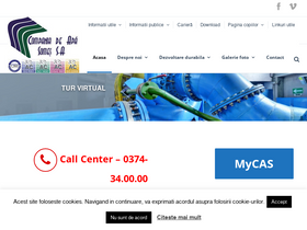 'casomes.ro' screenshot