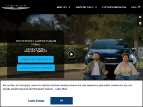 'chrysler.com' screenshot