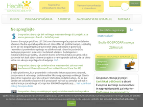 'gospodar-zdravja.si' screenshot