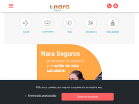 'naradigital.es' screenshot