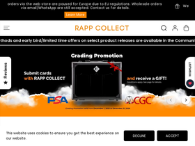 Rapp Collect homepage screenshot