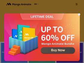 'mangoanimate.com' screenshot