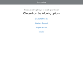 'qrco.de' screenshot