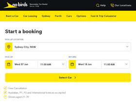 'bayswatercarrental.com.au' screenshot