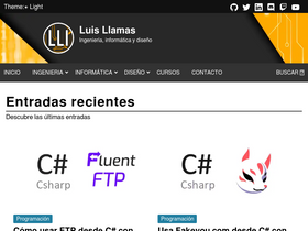 'luisllamas.es' screenshot