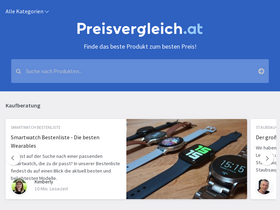 'preisvergleich.at' screenshot