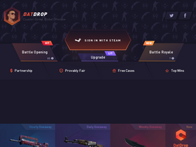 'datdrop.com' screenshot