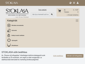 'stoklasa.hu' screenshot