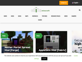 'guide-minecraft.com' screenshot