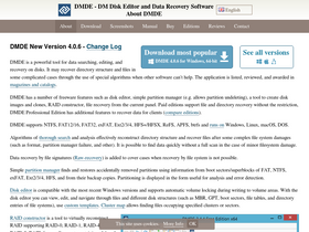 'dmde.com' screenshot