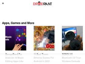 'droidrant.com' screenshot