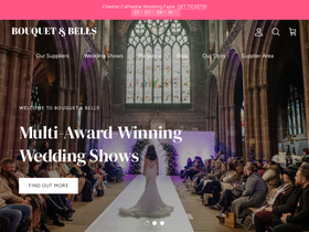bouquetandbells.com homepage screenshot