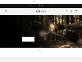 zen-camps.com homepage screenshot