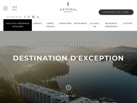 'esterel.com' screenshot