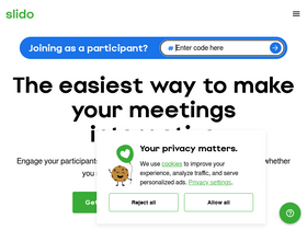 'slido.com' screenshot