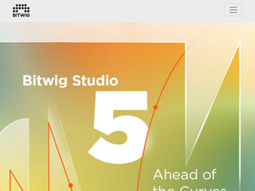 'bitwig.com' screenshot