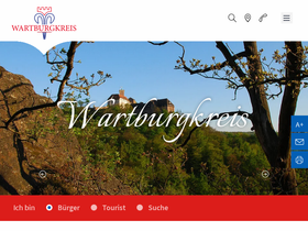 'wartburgkreis.de' screenshot