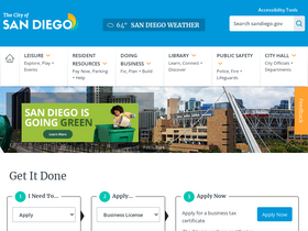 'sandiego.gov' screenshot