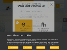 'cibtp-grandest.fr' screenshot