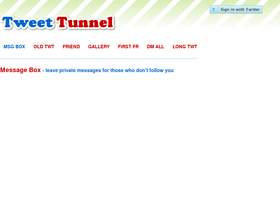 'tweettunnel.com' screenshot
