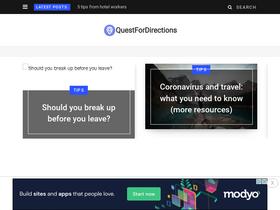 'questfordirections.com' screenshot