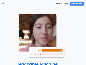 Teachable Machine - Train AI models easily: no code, instant feedback, multiple data types.