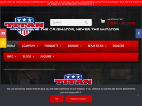 'titansupport.com' screenshot