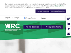 'workplacerelations.ie' screenshot