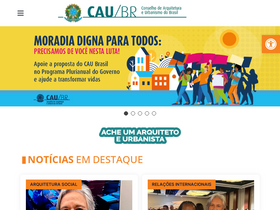 'eleicoes.caubr.gov.br' screenshot