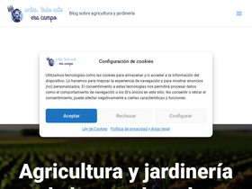'antestodoestoeracampo.net' screenshot