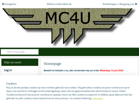 'militarycollectibles4u.nl' screenshot