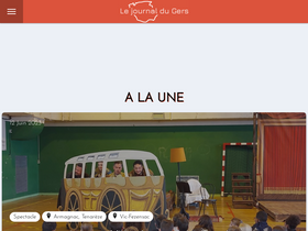 'lejournaldugers.fr' screenshot