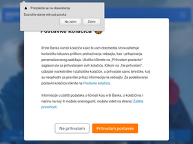 'web-bank.erstebank.rs' screenshot