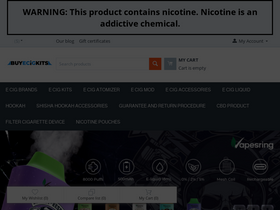 'buyecigkits.com' screenshot