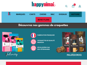 happynimal.fr homepage screenshot