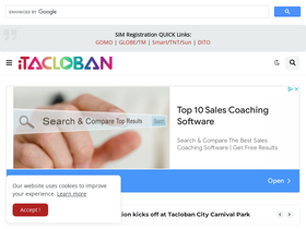 'itacloban.com' screenshot