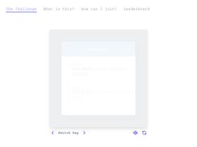 '100dayscss.com' screenshot