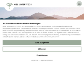 'viel-unterwegs.de' screenshot