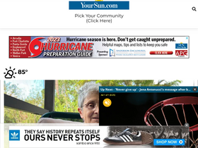 'yoursun.com' screenshot