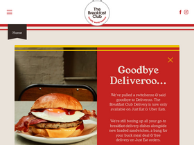 'thebreakfastclubcafes.com' screenshot