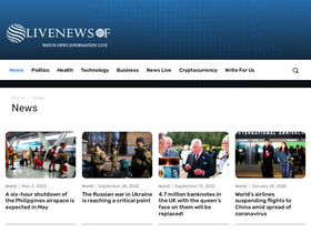 'livenewsof.com' screenshot