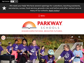 'parkwayschools.net' screenshot