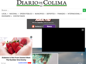 'diariodecolima.com' screenshot