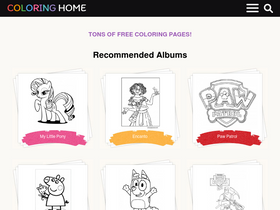 'coloringhome.com' screenshot