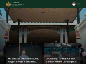 'kratonjogja.id' screenshot