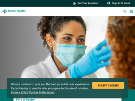 'sutterhealth.org' screenshot