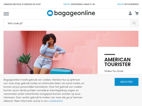 'bagageonline.nl' screenshot