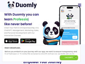 'duomly.com' screenshot