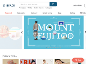 'pinkoi.com' screenshot